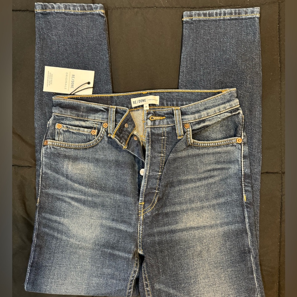 Re/Done Dark Blue Denim Jeans